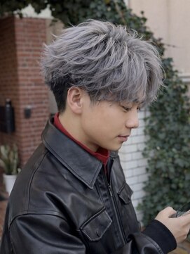 ノイル(Noil) 【メンズhightone style】シルバー×フェザー