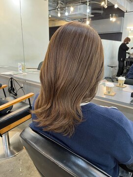 ジュール 池袋(Joule) ブリーチなしダブル×ヘーゼルベージュ［池袋］