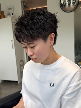 ウーズ ハラジュク(Ooze.HARAJUKU) ハッシュカットグレージュデザインカラーツートーンカラー原宿