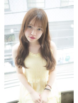 サロンドミルク 原宿(salon de MiLK) 【salon de MiLK 原宿】耳かけゆるふわハニーヘア