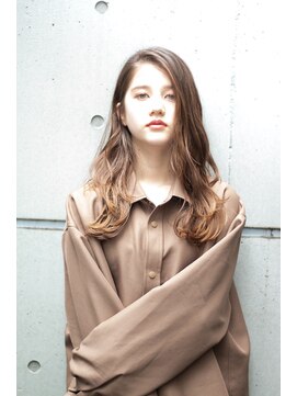 ヘアサロンエム 川越(HAIR SALON M) 切りっぱなし☆アッシュブラウンロング