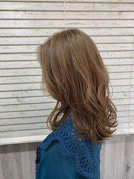 ビーチ ヘア メイク 綱島店(BEACH hair make) セミディ/ミルクティー/フレンチガーリー/くるくる/栗色