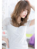 ミック 日暮里店(miq)&nbsp;フェザーバング×リバースカール外国人風小顔くびれヘアc1