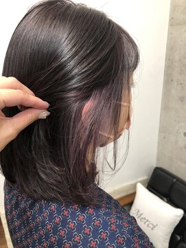 メルシー トータル ブランディング サロン(merci TOTAL BRANDING SALON) 大人可愛いボブ/イヤリングカラー/ベリーカラー/merci横浜