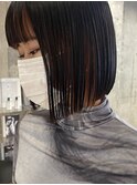 【切りっぱなしボブ×ストレートボブ】ヘアスナップ・山下