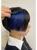 刈り上げマッシュ×インナーカラー