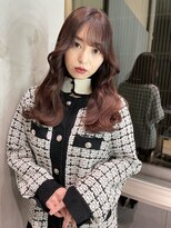 アイティー バイ アルバム 中野店(IT by ALBUM)&nbsp;韓国ウェーブ_外ハネボブセクションカラーペールベージュ_39023