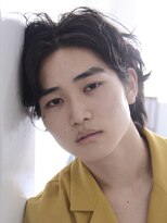 ロアー 葛西店(RAWR hair)&nbsp;【RAWR】メンズパーマ_センターパートウルフ