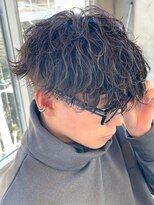 キングオブヘアバイノイズアンドフィフス 京都駅前店(KING of hair by NOISM&fifth)&nbsp;ツイストスパイラルパーマツイストパーマメンズパーマ刈り上げ