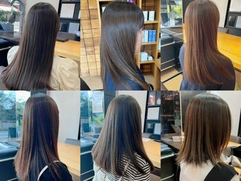 リシェール 北越谷店(RICHAIR)の写真/髪のうねり等のお悩み解消。髪に優しい低ダメージの薬剤を使用。理想のサラ艶髪に*[越谷/北越谷/学割U24]