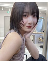 サンド 池袋(sand)&nbsp;前髪/マチルボブ/ピンクベージュ/インナーグレージュ/髪質改善