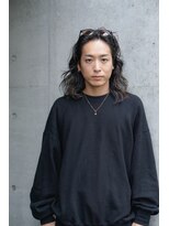 ヘアーズ ベリー 喜連瓜破店(hairs BERRY)&nbsp;BERRYメンズカットアッシュブラックツイスパツーブロック