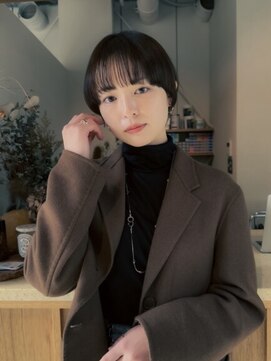 エルム 原宿 表参道(yelm) 30代40代50代◎大人ナチュラルレイヤーショートボブ　原宿表参道