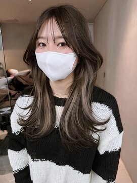 サイン 表参道(SIGN) ザクザクレイヤーカット巻き方簡単ミディアム ロング韓国表参道