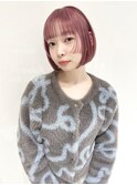 ダブルブリーチ　ピンク　ミニボブ