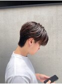 韓国風曲がる縮毛矯正センターパート