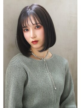 ブラン 広島本通(Blanc) 【Blanc】黒髪＿ボブ＿暗髪カラー