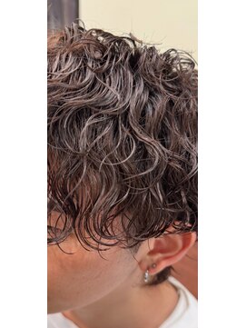 ゆる波巻パーマ