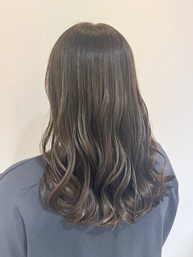 カウチ ヘアー ドレッシング(COUCH Hair Dressing) セミロング×オリーブカラー