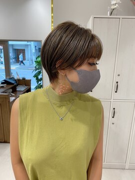 ネイロ 北千住(NeiRo) 大人ショートボブ丸みショートカットマッシュショート前髪あり