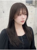 大人っぽ顔まわりカット/韓国トレンドレイヤーカット 上野