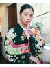 着付け+ヘアセット　成人式、結婚式参列、七五三、おでかけ用_15,400円～