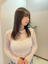 ヘアーサロンシャルム(hair salon charme) ハイレイヤー/ワンカールレイヤー/オリーブグレージュ