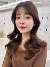 盛れ感抜群！くびれレイヤー［前髪カット/ブリーチなしダブルカラー/レイヤーカット/ボブ/韓国］