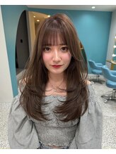 お仕事でもプライベートでも結んだときの悩みを解決する【2wayバング】カットをご提案♪ 