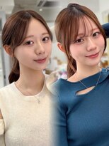 レイリー 原宿 表参道(Rayreee) 前髪伸ばし中の方おすすめ薄目流し前髪/韓国風似合わせ顔周り