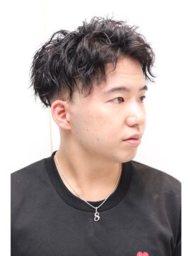 ヘアーアンドグルーミング ヨシザワインク(HAIR&GROOMING YOSHIZAWA Inc.) ツイストスパイラルパーマ刈り上げツーブロック束感床屋バーバー
