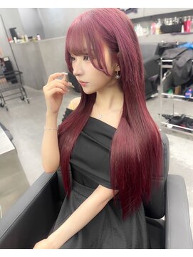 ジオラマ(DIORAMA) ピンクボルドーカラー/ロングスタイル