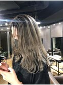 シャドールーツ　バレイヤージュ　デザインカラー