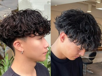 ヘア サークル ジープ 石井店(hair circle geep)の写真/メンズ特化stylist達が創る“史上最高”の自分。最旬メンズstyleなら石井店まで[波巻き/フェザー]
