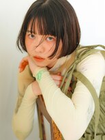 テトヘアー(teto hair)&nbsp;ボブ　顎上ボブ　前上がりボブ　マチルダ　パッツン