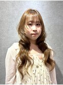 オリーブベージュ×レイヤー