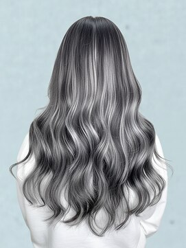 ラフ バイ マグ 南松本(R.A.F. by Mag) 20代30代ハイライト×アッシュグレージュゆるふわロングレイヤー