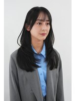 ミヨン 京都烏丸店(miyon)&nbsp;【miyon】韓国レイヤーカット×暗髪カラー×髪質改善