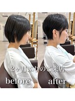 ソヨン 平塚店(SOYON)&nbsp;ハンサムショート/ダークグレー/平塚ショート/ダークアッシュ