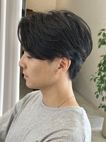 サイクル(CYCLE)&nbsp;MEN’S HAIR/サーフカール/刈り上げセンターパート/伊勢崎