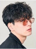 梅田シャドウパーマ波巻きパーマルーズパーマメンズマッシュ◆