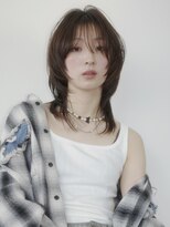 ラボヌールヘアーレーヴ 池袋店(La Bonheur hair reve)&nbsp;ウルフボブ/マッシュウルフ/ミディアムレイヤー/おしゃれウルフ