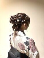 麻生一輪 ヘアセット×卒業式×袴