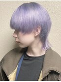 【morio原宿】ダブルカラーパープルカラー