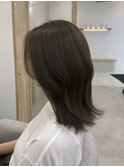 [透け感オリーブグレージュ]【春日部　久喜】
