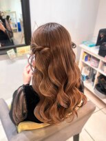 フェリーチェ(Felice)&nbsp;ハーフツイン　結婚式　推し活　ツインヘア