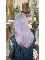 レブルーム(rebloom)&nbsp;ブリーチ2～3回◎色落ちまで綺麗なペールラベンダー