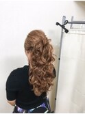 ハーフアップ