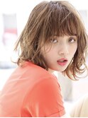 束感バング×ボブ