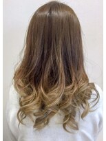 クアトログランシュ ひたちなか店(QUATRO×GranCieux)&nbsp;アッシュブリーチグラデーションカラーWカラー★QUATRO★